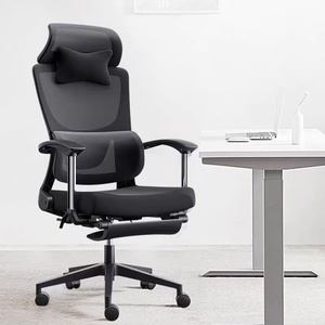 Ergonomic Reclining Office Chair Footrest Adjustable High Back Mesh Long <strong>Hour</strong> Sitting Home Work Use Office Chair - Product Image 1