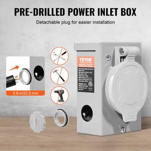 DB vente en gros 30 A générateur cordon Kit de boîte d'entrée d'alimentation 40 FT NEMA L14-30P/L14-30R STW 10 AWG générateur de puissance pièces accessoires - Product Image 3