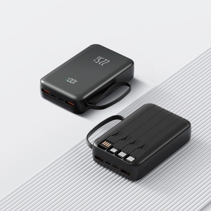 Banco de Energía Portátil Universal de 10000mAh/20000mAh con Carga Rápida PD20W y Cables Integrados para Teléfono - Product Image 6