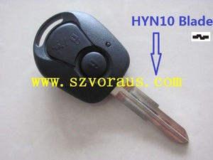 Chìa khóa xe nhà sản xuất bán buôn xe phím 2 nút từ xa <span class=keywords><strong>Key</strong></span> Fob trường hợp bìa Shell cho Ssangyong actyon kyron <span class=keywords><strong>rexton</strong></span> - Product Image 5