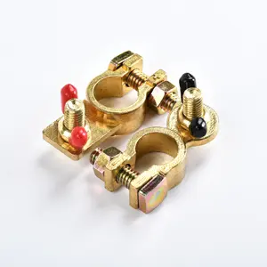 China factory directly supply 12v copper material Battery Terminals car battery clamp brass material terminals