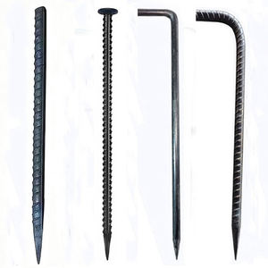 Ancres à picots en acier au carbone zingué, type crochet, <span class=keywords><strong>pour</strong></span> fixation sur bois et béton - Product Image 1