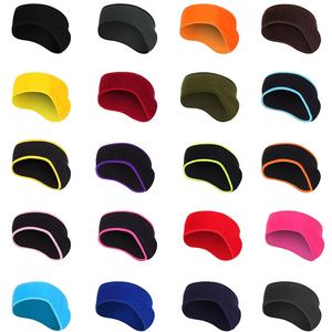 شعار مخصص تشغيل الدراجات الشتاء غطاء الأذن حماية تدفئة التزلج الصوف تشغيل الرياضة عقال واسع - Product Image 4