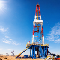 Plateforme de forage pétrolier d'occasion ZJ50DB, machine de forage de puits pétroliers conforme aux normes API, disponible à l'exportation, plateforme de forage pétrolier chinoise