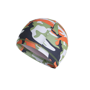 Topi kupluk olahraga lari Logo kustom helm motor kamuflase elastis topi gelombang kapal - Product Image 2