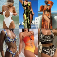 Nouveaux produits de la Chine or paillettes maillot de bain coupe haute maillots de bain léopard Bikini perle Super chaud asiatique Micro Bikini ensemble pour lune de miel