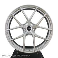 Jantes forgées concaves personnalisées en argent brossé de 18, 19, 20, 21, 22, 24 pouces, 5x114.3, 5x120, 5x112 pour BMW F87 M2, F80 M3, F82 F83 M4, E88