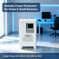 Estabilizador de Voltaje CA de 20 kVA y 220 V, Monitor de Motor para Refrigerador/Congelador y Aire Acondicionado, Regulador Automático de Voltaje