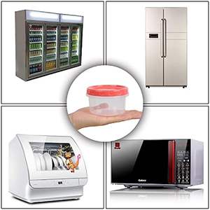 Paquete de 24 Recipientes de Plástico para Almacenamiento de Alimentos, Herméticos, Libres de BPA, para Cocina y Despensa, con Tapas, en Oferta - Product Image 3