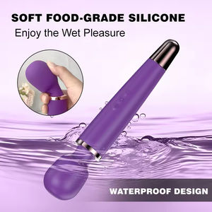 Nouveautés : 3 couleurs, 5 fréquences, intensité réglable, positions variées, baguettes <span class=keywords><strong>de</strong></span> massage vibrantes magiques - Product Image 3