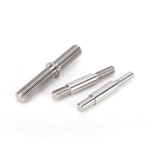Factory Customized CNC Lathe Processing Parts <strong>Stud</strong> Bolts White Zinc Plated <strong>Stud</strong> <strong>Screws</strong>, Special Shaped Parts - Product Image 2