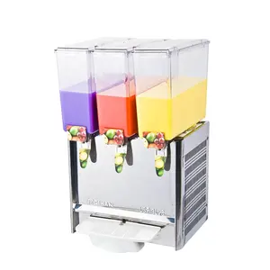Triple ciotole 9L serbatoio commerciale elettrico distributore di succo freddo macchina per la vendita