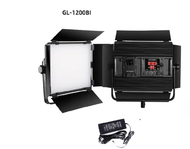 120w हाई लाइटलाइट 2700 के-7500k के नेतृत्व वाले वीडियो पैनल लाइट स्टूडियो ने प्रकाश GL-1200bi
