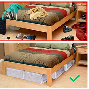 Sac d'emballage en plastique PVC non tissé transparent avec fermeture éclair <span class=keywords><strong>pour</strong></span> couette, couverture et drap de <span class=keywords><strong>lit</strong></span> - Product Image 6