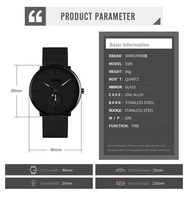 SKMEI — montre-bracelet étanche pour hommes, montre à quartz avec logo, 9185