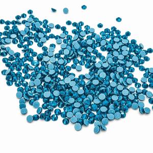 Strass en verre bleu écologique à dos plat, à fixer à chaud, pour bijoux d'événements formels et services VIP - Product Image 3