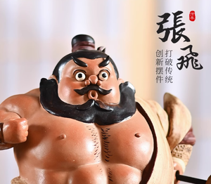 เทพเจ้าประตูบ้านของกวนอูและจางเฟยวังของตกแต่งตู้ไวน์จีนใหม่สุดสร้างสรรค์ - Product Image 2