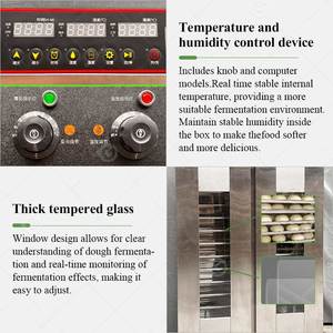 New Bakery Fermentation Cabinet & Dough <b>Proofer</b> with High Productivity Electric/Gas Powered ISO Certified - Product Image 3
