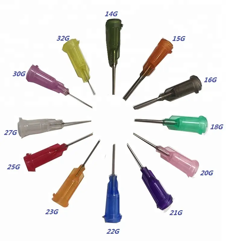 プロのプラスチック製品メーカー工業用シリンジフラットブラント針を分配するプラスチックのヒント