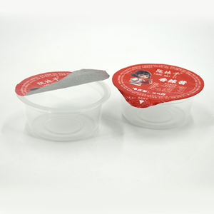 Offre Spéciale à emporter jetables 70mm 2oz 3oz PP plastique Sauce Dessert tasse baignoire logo personnalisé imprimé tasses avec couvercles thermoscellables - Product Image 1