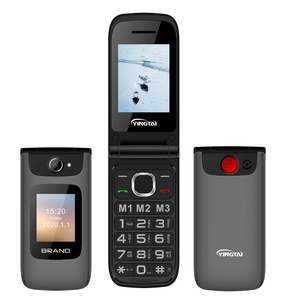 Điện thoại lật 4G 2.4/1.77 ''điện thoại di động với nút SOS, <span class=keywords><strong>menu</strong></span> dễ dàng và phông chữ lớn nút lật điện thoại cũ - Product Image 1