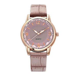 Reloj de Cuarzo de Aleación con Logotipo Personalizado, Deportivo y Ejecutivo, Esfera de Doble Color, Cristal, Correa de Cuero, Relojes Mecánicos de Moda con Personalidad - Product Image 5