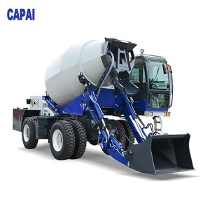 Camion malaxeur à béton autochargeur CAPAI KPM4.2 4.2 M3, moteur et pompe contrôlés par PLC, haute efficacité, origine Henan - Product Image 1