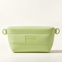 Sac cadeau cosmétique personnalisé de haute qualité, pochette cosmétique en néoprène avec pochette zippée amovible, sac à maquillage en néoprène