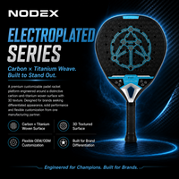 Raquette de padel FIP en titane de forme diamant, nouvelle technologie, haute qualité, logo personnalisable, fabricant professionnel NODEX 2026