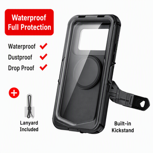 Soporte para Teléfono de Motocicleta de Alta Calidad, Carcasa Impermeable IPX6, Pantalla Táctil Giratoria de <span class=keywords><strong>360</strong></span>° para Bicicleta Eléctrica y Scooter - Product Image 2