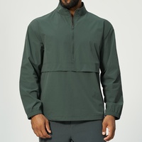 Nouvelle veste bomber unisexe 2026 en nylon et élasthanne, légère, respirante, imperméable, à demi-zip, col montant, pour le sport et les activités de plein air