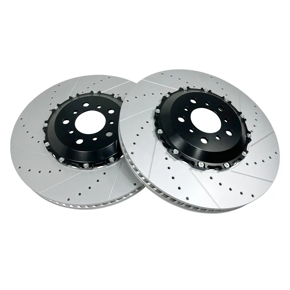 4G0615301E Kit de disque modifié avec vis flottant disque de frein perforé pour Audi RS6 RS7 A6 A7 390x36mm