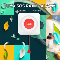 Système d'appel d'urgence SOS haute sensibilité Tuya WiFi Zigbee 2024, application mobile, alarme, plastique CF101W pour les personnes âgées, bouton anti-panique