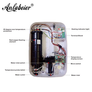 Calentador de agua de bajo consumo Anlabeier de 5500w 220v, ducha instantánea para baño, ligero. - Product Image 3