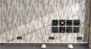 Autocollants dorés brillants de feuille de dorés de décoration de mur de bâton de peau d'or <span class=keywords><strong>pour</strong></span> l'intérieur de la maison décor d'hôtel chambre à coucher moderne salle de bains - Product Image 6