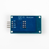 EParthub adaptor PCB Breakout ESP8266, adaptor nirkabel WiFi seri ESP-01, pesawat terbang transmisi transparan 3.3V 5V Esp01