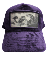 Gorra de terciopelo al por mayor, gorra de camionero de malla personalizada de felpa, gorra de terciopelo borrosa bordada personalizada de 5 paneles