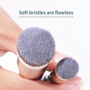 Professional Black Concealer <b>Foundation</b> Brush Eco Friendly Handle Face Makeup Beauty Tool - Product Image 3
