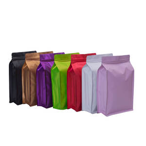 Sacs refermables en aluminium à huit soudures latérales, emballage plastique, sacs à fond plat pour céréales de 2,5 kg - Product Image 2