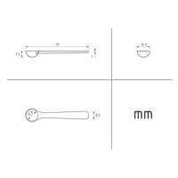Mini cuillères à mesurer Micro petites cuillères pour cosmétiques poudres assaisonnement médecine 0.05ml 0.15ml 0.25ml 0.3ml 0.05g 0.15g 0.25g
