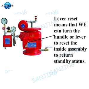 Válvula de alarma de diluvio antireinicio de hierro fundido dúctil a precio de fábrica para alarmas húmedas diluvio húmedo - Product Image 6