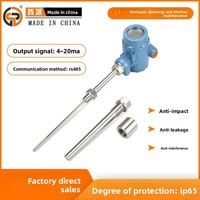 Sensor Suhu Terintegrasi Termokopel PT100 Probe Baja Tahan Karat XP-SBWZ Pemancar Suhu Tampilan Digital 1000mm