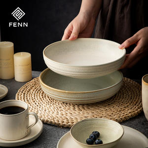 FENN mangkuk Pasta keramik 8.5 "bergaya Vintage, mangkuk sup buah makanan penutup UNTUK RESTORAN - Product Image 6