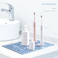 Accessoires de cuisine pliables modernes résistants à la chaleur, plat de Table en Silicone, tapis à séchage rapide avec rainures