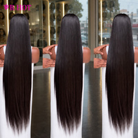 Perruques de cheveux naturels de 40 pouces, fournisseur de perruques frontales en dentelle HD 13x4 13x6 pour femmes noires, vente en gros de perruques longues et lisses en cheveux humains indiens