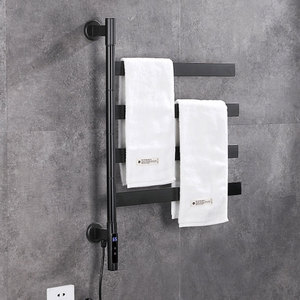 Assurance qualité nouveau Design <span class=keywords><strong>radiateur</strong></span> de salle de bain électrique chauffant noir porte-serviettes élément chauffant sèche-serviettes pour porte-serviettes chauffant - Product Image 6