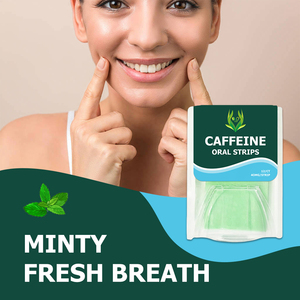 High Potency Caffeine Oral Strips Dissolving Caffeine Energy Film Fresh Breath Caffeine Supplement Energy Booster Oral Strip - Product Image 3