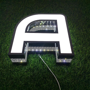 Lettre lumineuse en acrylique personnalisée Signalisation à l'avant en acier inoxydable Vitrine pour maisons Commerces Cafés Bars Décorations - Product Image 6