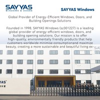 Ventana Abatible de Estilo Europeo Serie 90 de PVC, Color Blanco, Herrajes Alemanes Roto, Ventanas Sayyas DC88