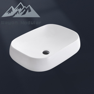 Collection de lavabos en céramique artistique de luxe Wayon : Solutions de lavabos sur comptoir et sur piédestal pour les maisons haut de gamme - Product Image 2